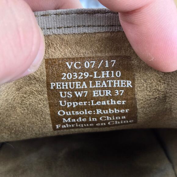 Olukai Pehuea Leather Clay Honu Snake Print Casual Slip On Sneakers Womens 7 - Picture 11 of 11